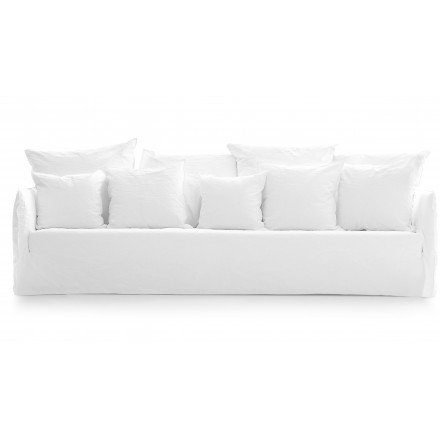 Ghost 114 lino bianco sofa Gervasoni