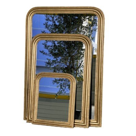 Miroir antique doré - 3 tailles