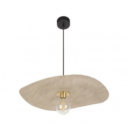 Rivage hanging lamp in linen