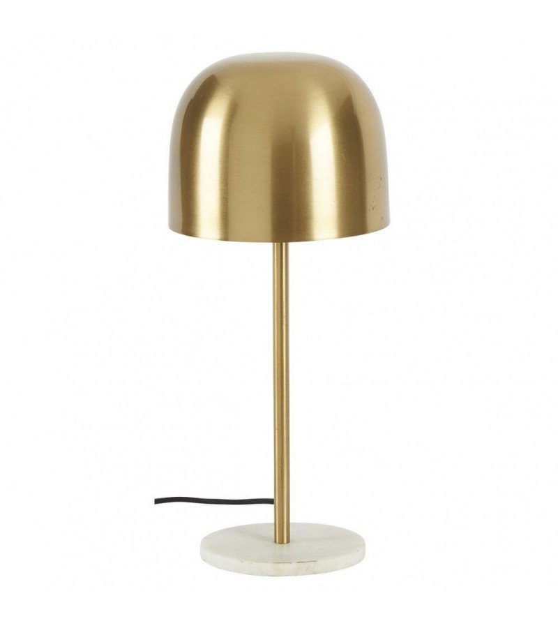 Gold and marble desk lamp