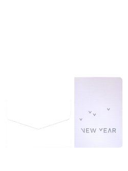 New Year birds card