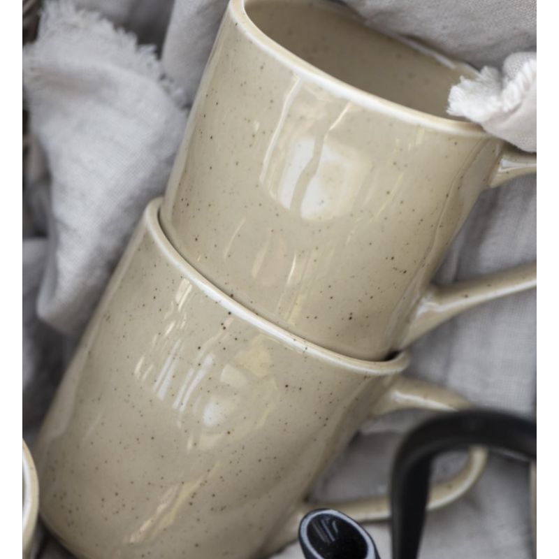 Stoneware mug - Moutarde