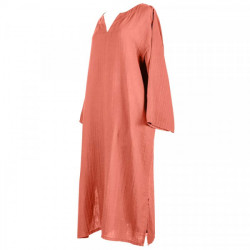 Tunic in washed cotton...