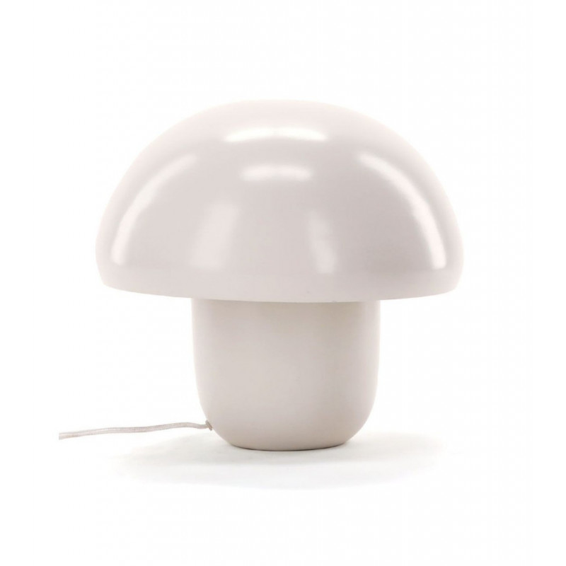 Mini lampe champignon - Blanc