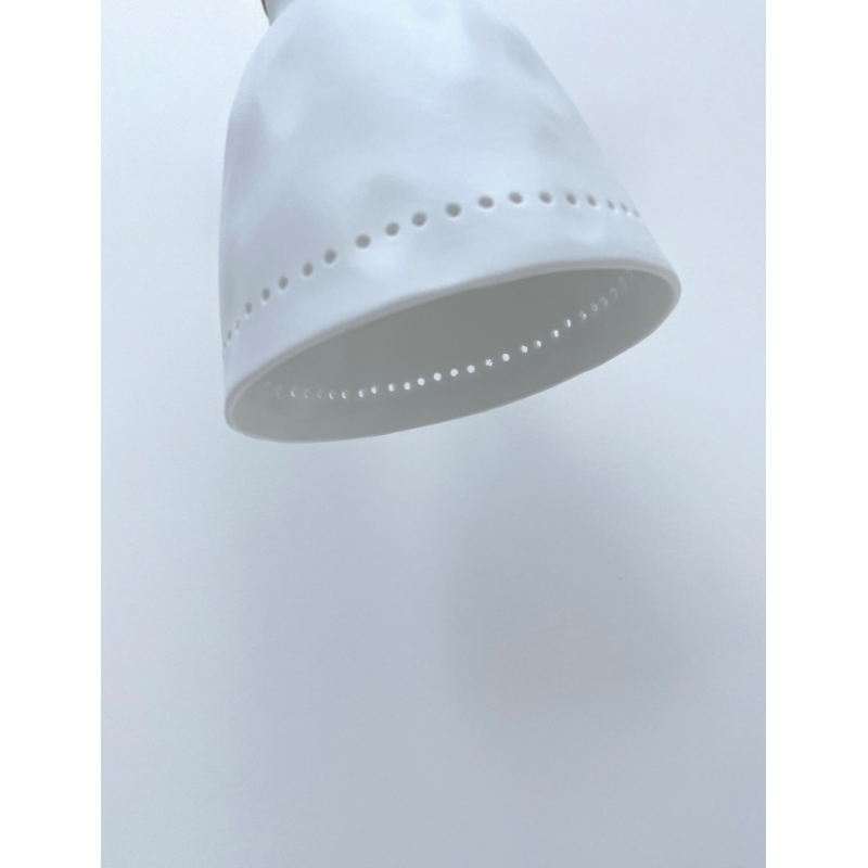 Hanging lamp in porcelain - Cercle