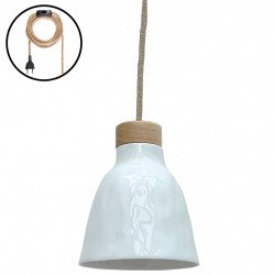 Porcelain hanging lamp