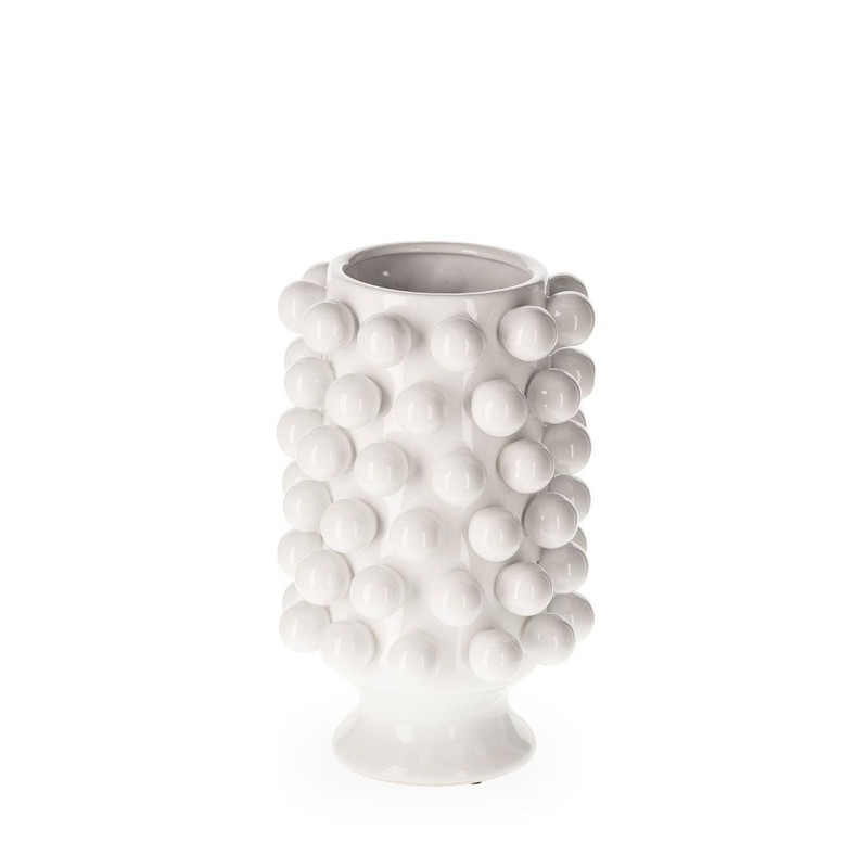 Vase boules en céramique - Blanc