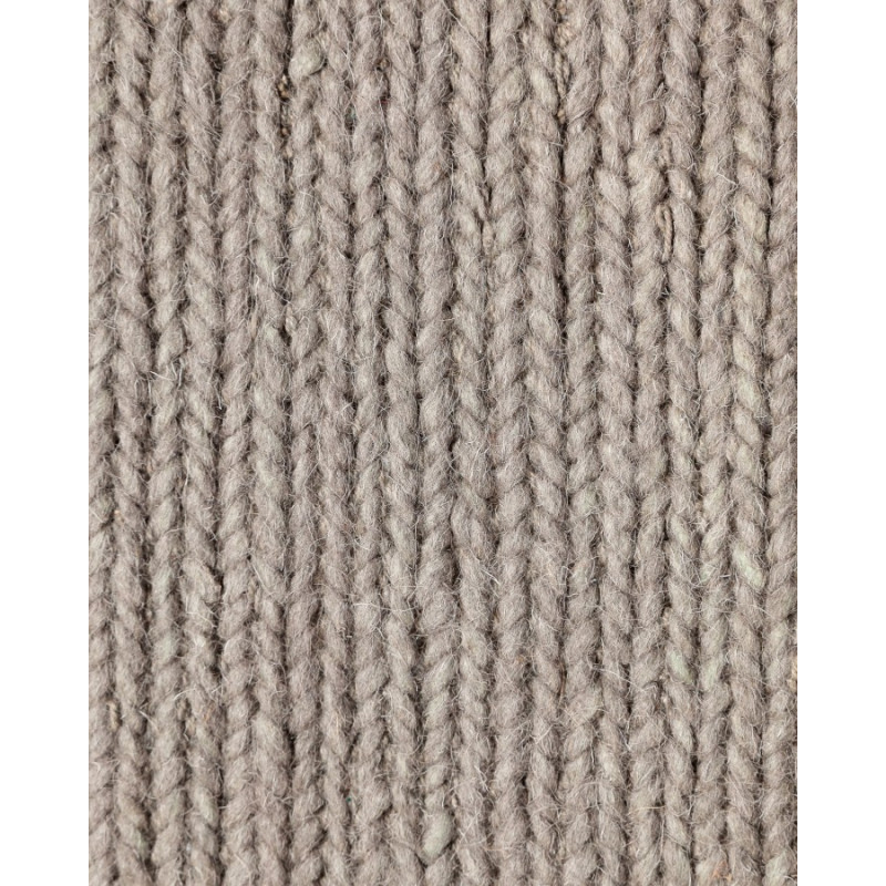 Wool and cotton carpet - Grey
