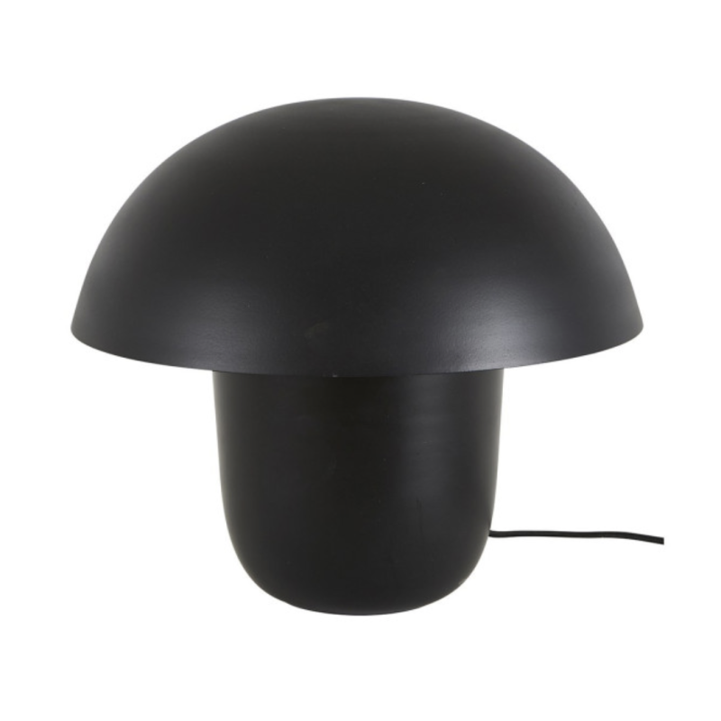 Lampe champignon noire
