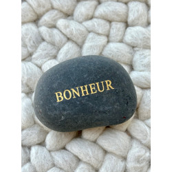 Black pebble Bonheur