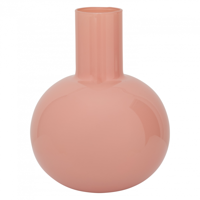Small powder pink vase