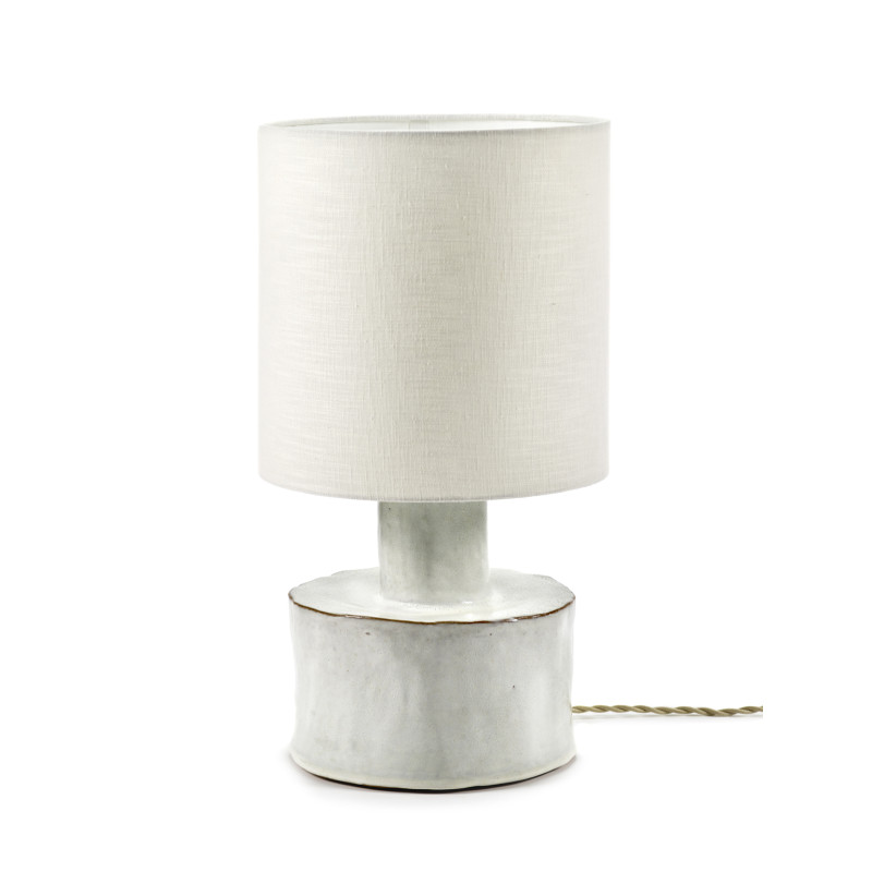 Lampe en céramique - Blanc