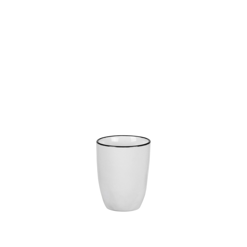 Coffee cup Salt in porcelain