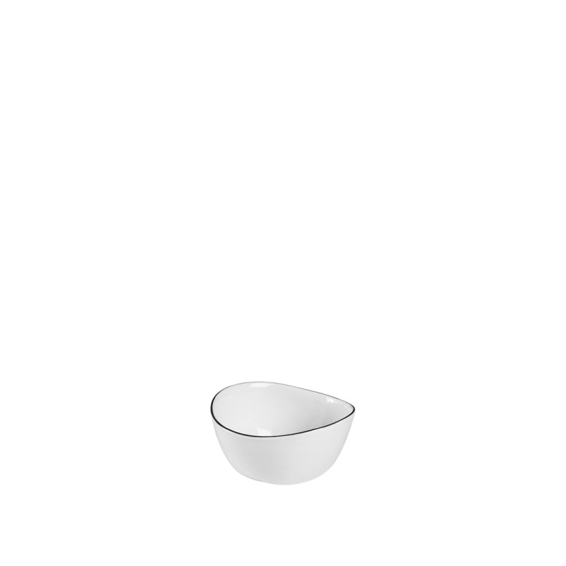Salt bowl in porcelain