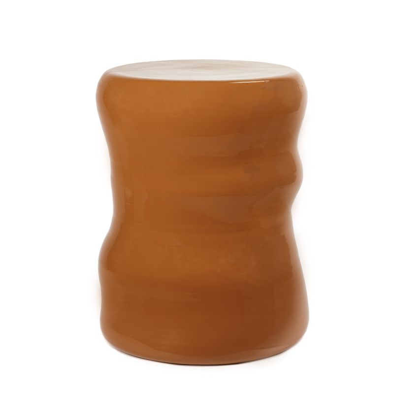 Terracotta stool - Orange