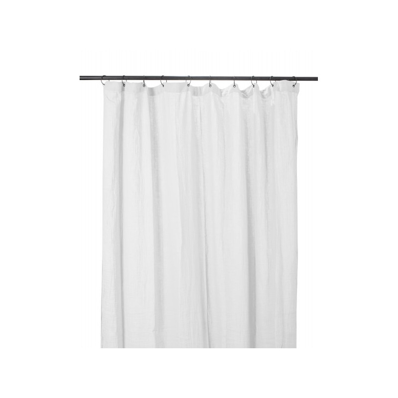 Cotton voile curtain 140x280 - White