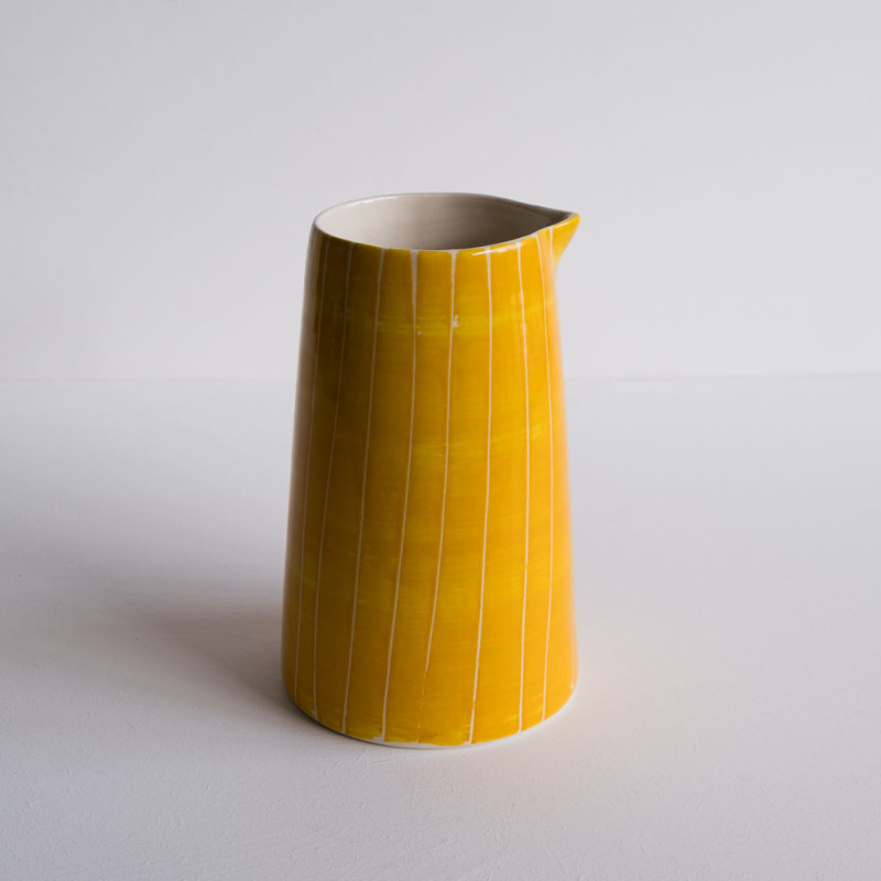 Ceramic pitcher - Yellow