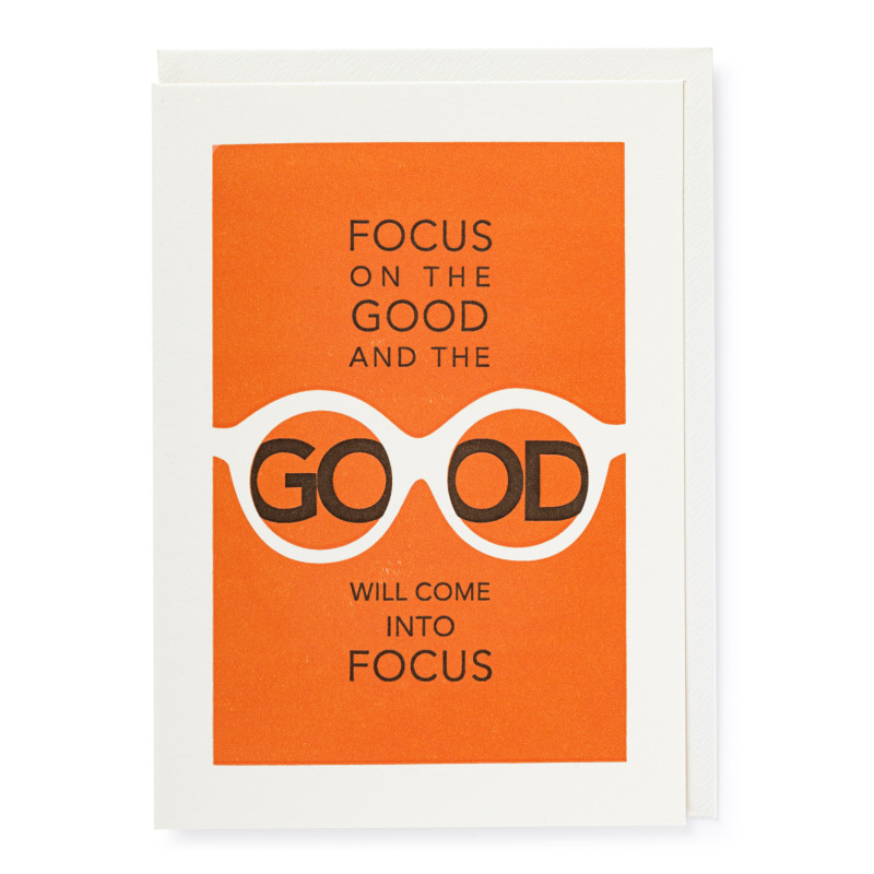 Carte postale - Focus on the good