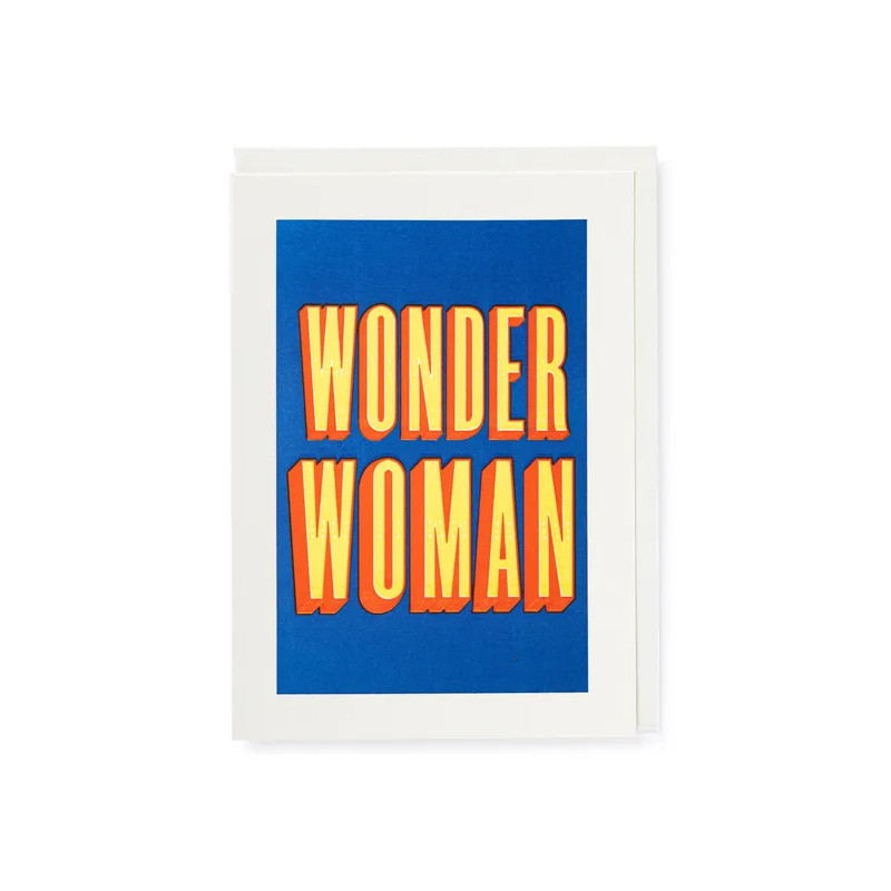Postcard - Wonder woman