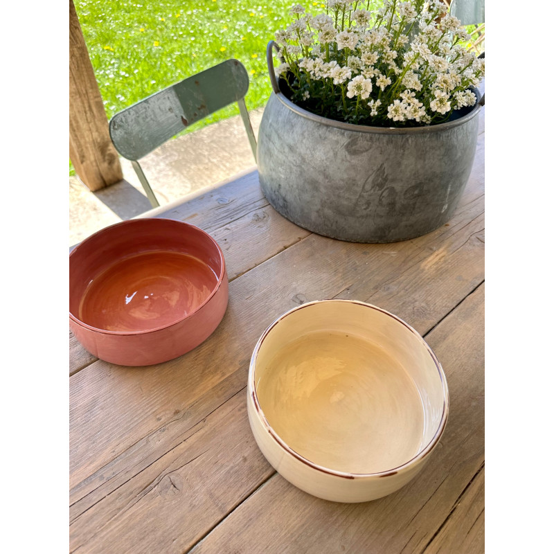 Ceramic salad bowl - 3 colors