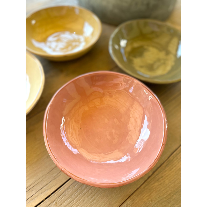Ceramic soup plate - 7 colors