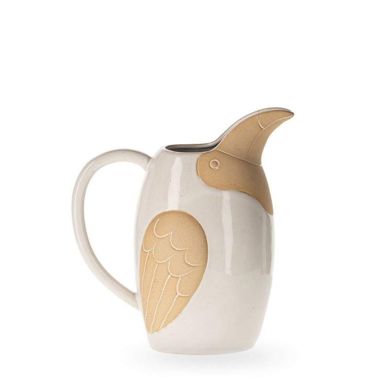 Large Pelican decanter - White