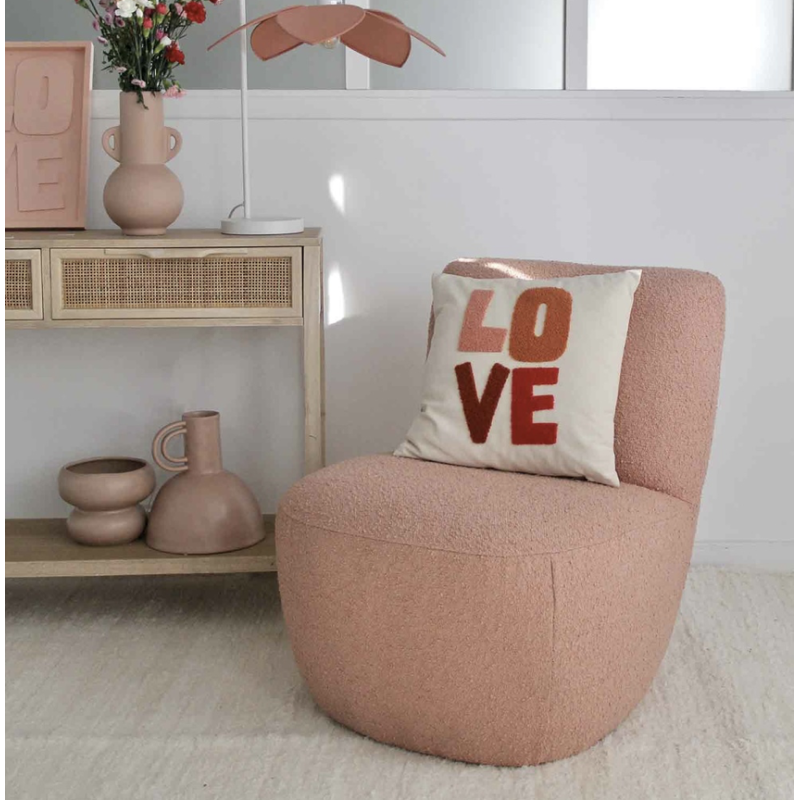 Love cushion - Terracotta