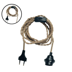 Black rope hanger 300cm