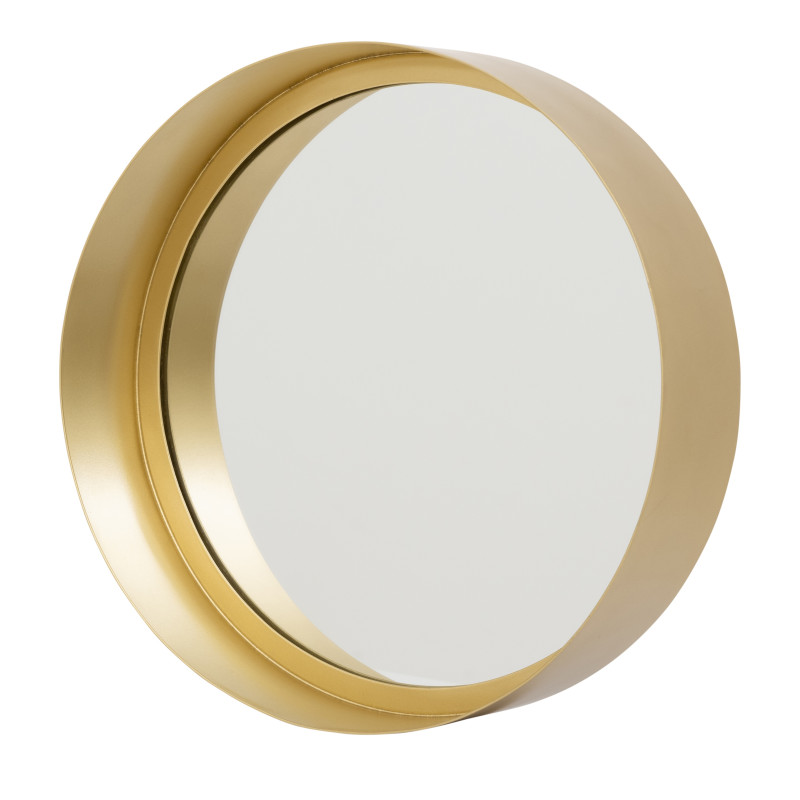 Gilded brass mirror