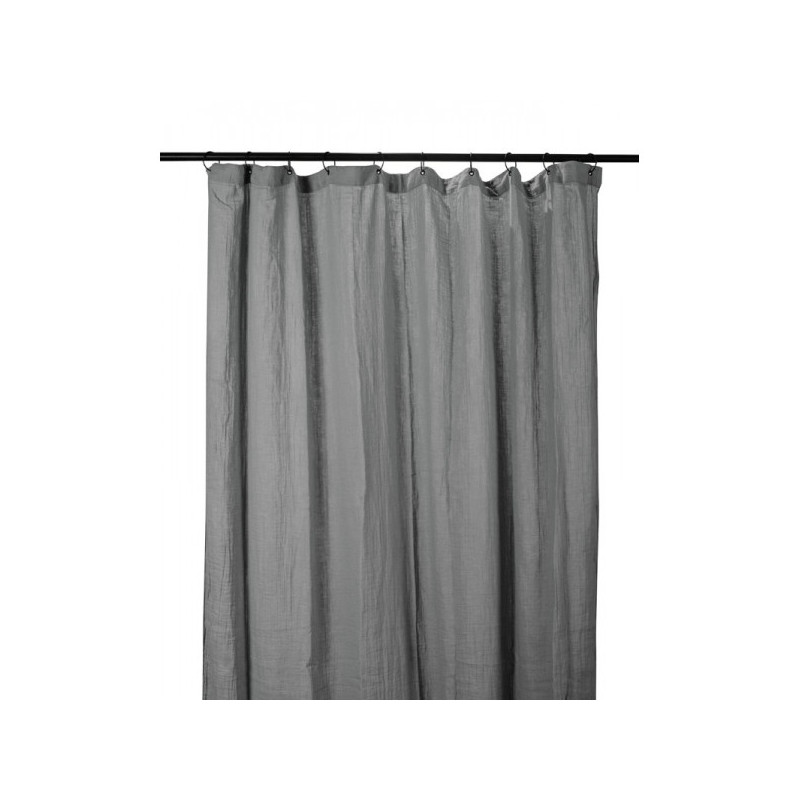 Dili Curtain in cotton voile 140x280 - Granite