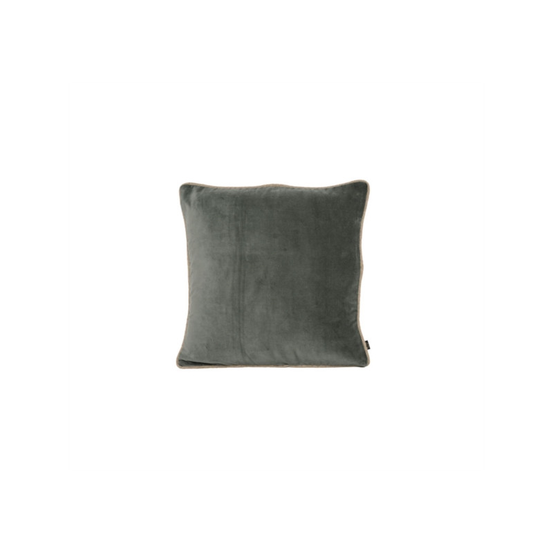New Delhi cushion - velvet and linen stitching - Pigeon