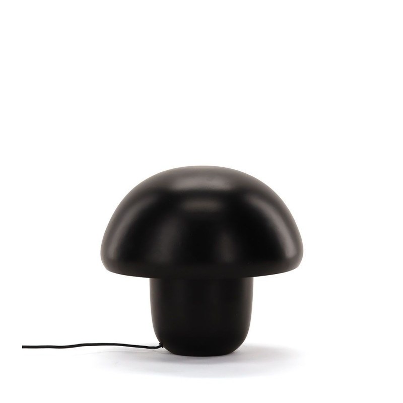 Mini lampe champignon - Noir
