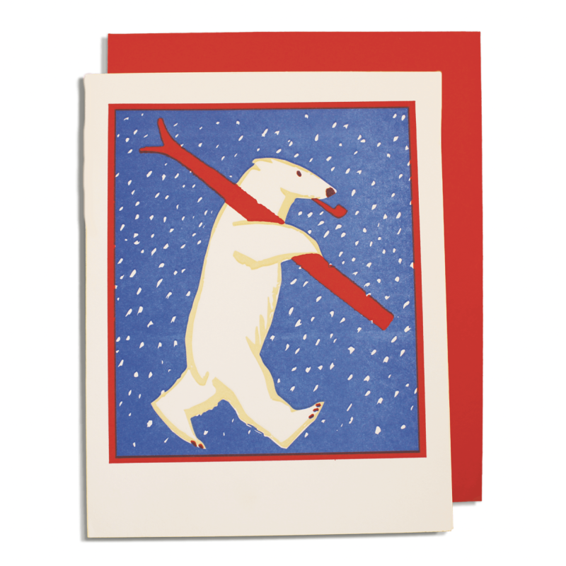 Postcard - White bear