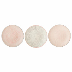 Stoneware dinner plate - Pink