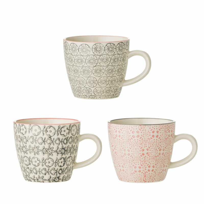 Stoneware mug - Pink