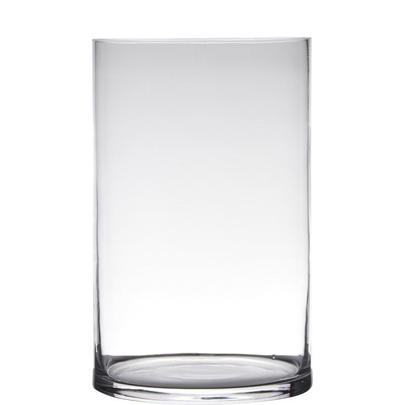 Vase droit en verre