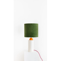 Glass and rope lamp -...