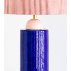 Glass and rope lamp -...