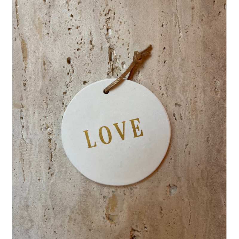 Decorative hanging medallion - Love