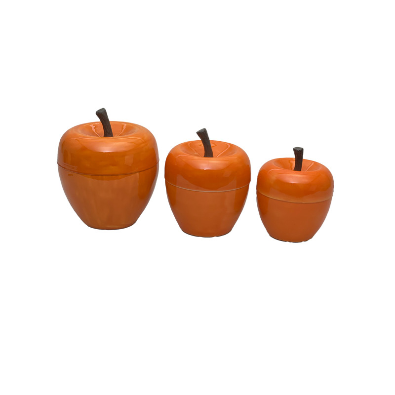 Apple ice cube tray - Orange - 3 sizes