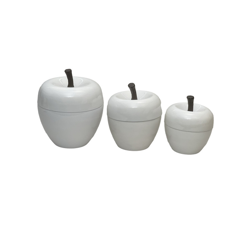 Apple ice cube tray - White- 2 sizes