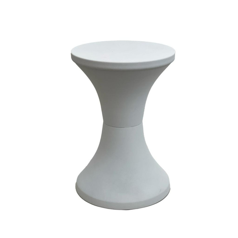 Tam-Tam matte stool - white