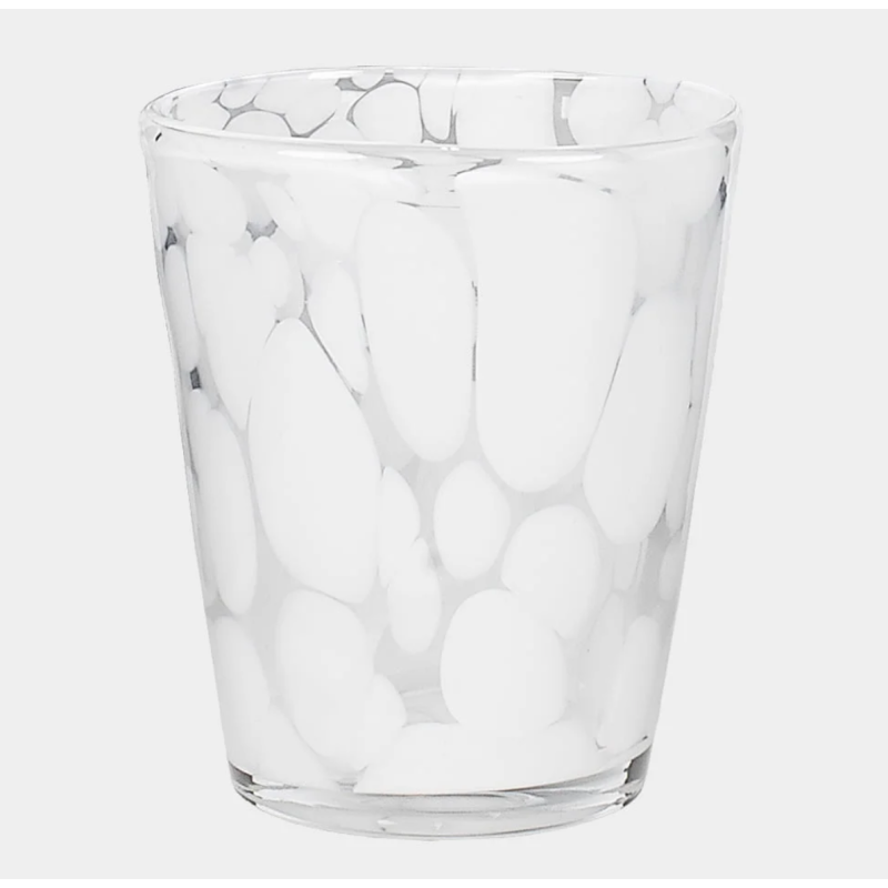 White glass, sold in packs of 6