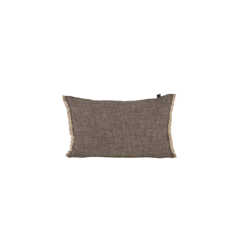 Cuba linen cushion - Charcoal