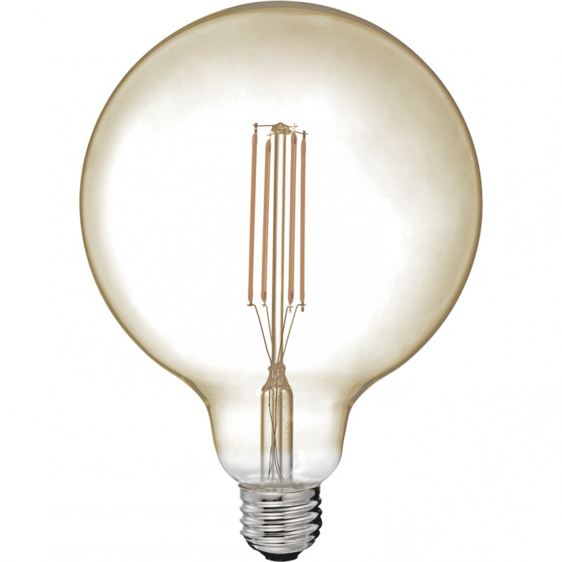 Ampoule LED rétro ambre Edison Globe 4W