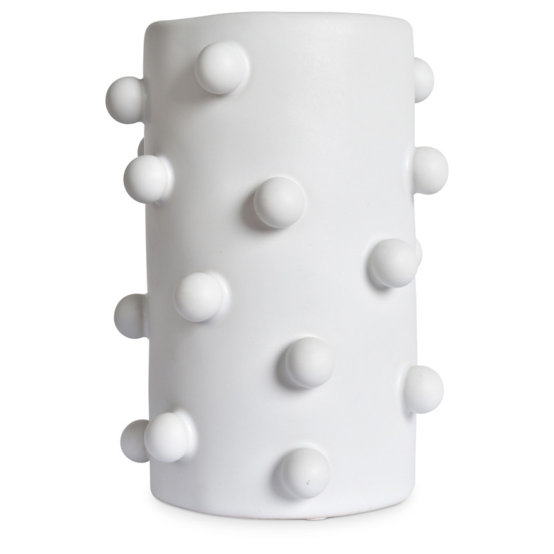 Porcelain stoneware ball vase