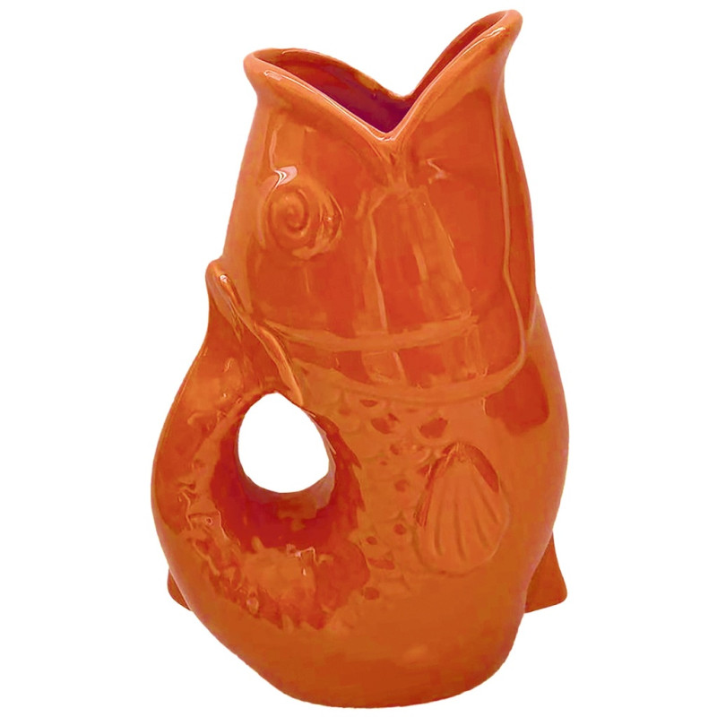 Vase poisson - Orange