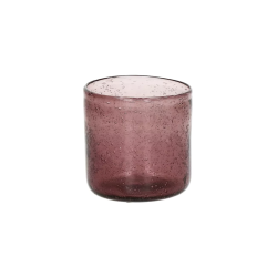 Verres à eau en verre soufflé - Vieux rose, lot de 6