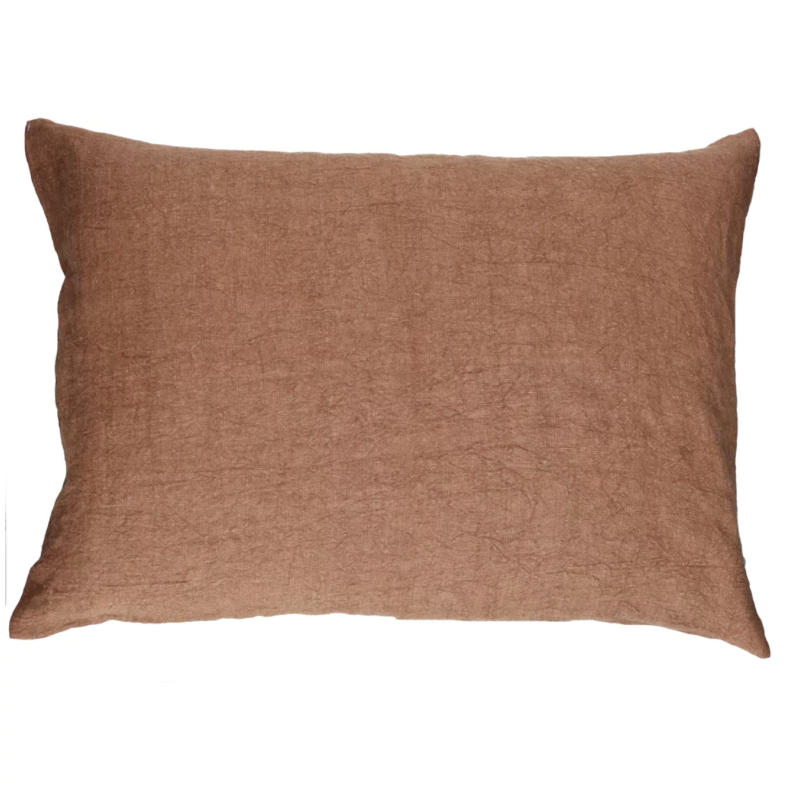 Linen cushion - Cinnamon