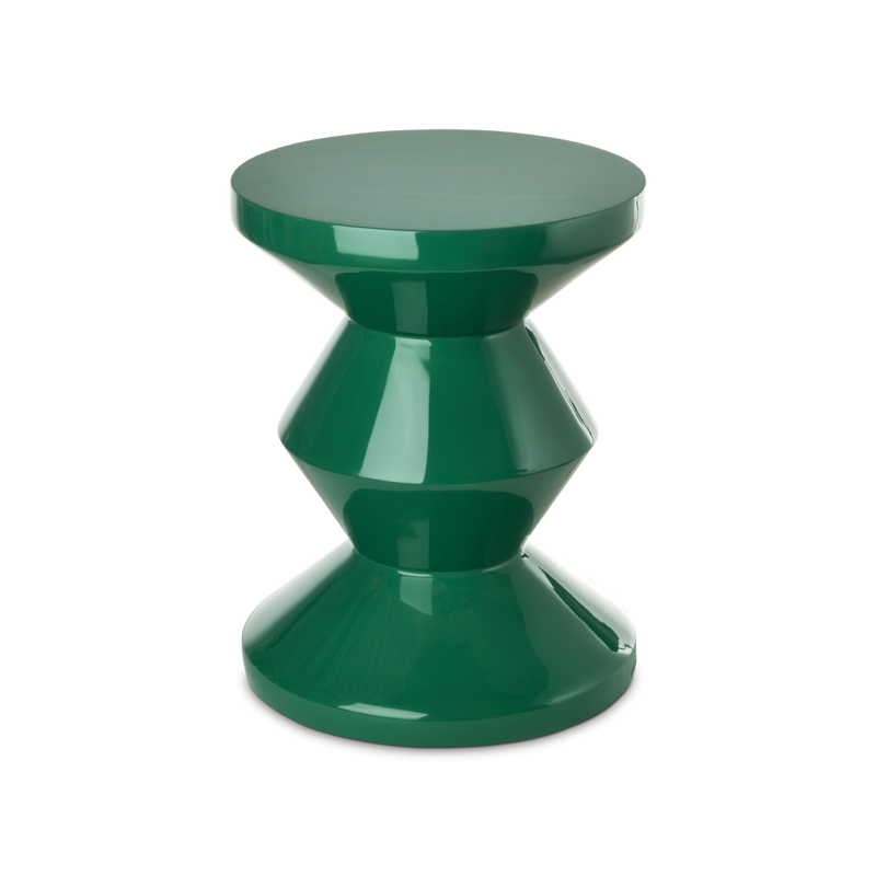 Zig Zag stool - Dark green